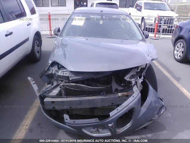 1G2ZF57B084165954 - 2008 PONTIAC G6 VALUE LEADER/BASE GRAY photo 6