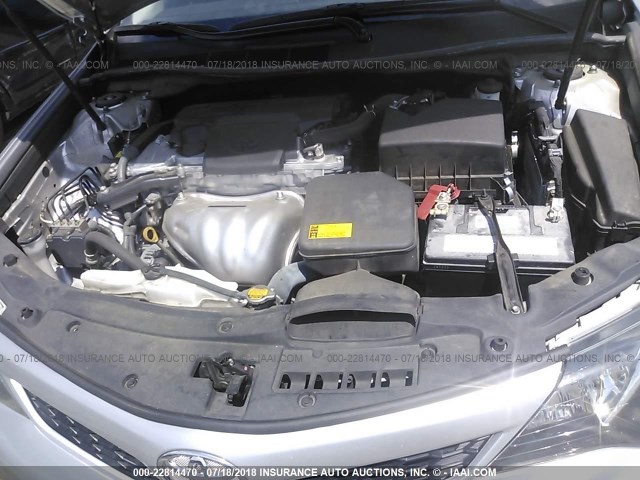 4T1BF1FK6EU449331 - 2014 TOYOTA CAMRY L/SE/LE/XLE 银色 照片 10
