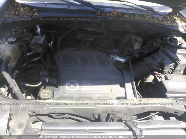 4F2YU08132KM36871 - 2002 MAZDA TRIBUTE LX/ES 绿色 照片 10