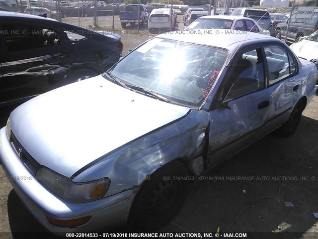 1NXAE09B6SZ231082 - 1995 TOYOTA COROLLA LE/DX Light Blue photo 2