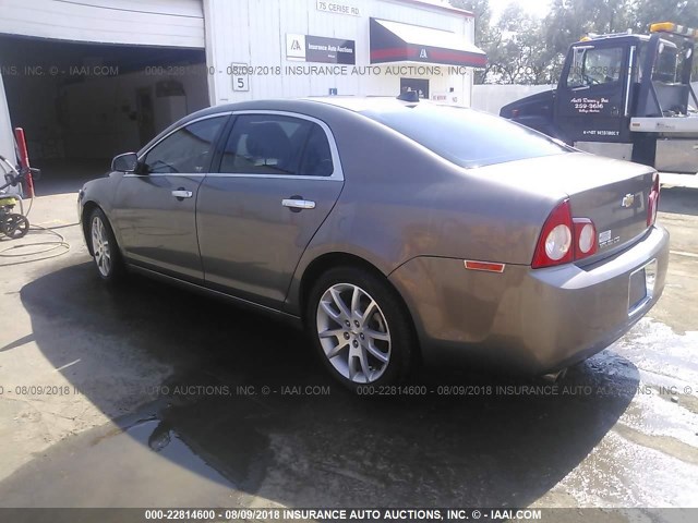 1G1ZG5E7XCF105032 - 2012 CHEVROLET MALIBU LTZ 灰色 照片 3