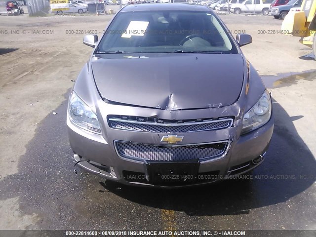 1G1ZG5E7XCF105032 - 2012 CHEVROLET MALIBU LTZ 灰色 照片 6