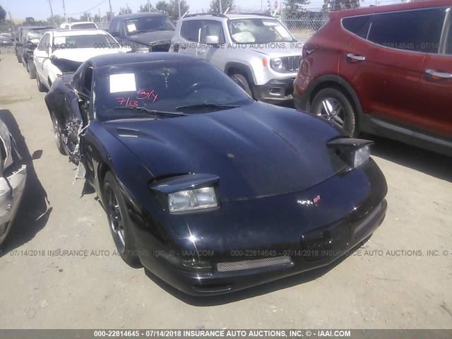 1G1YY12S125117830 - 2002 CHEVROLET CORVETTE Z06 BLACK photo 1