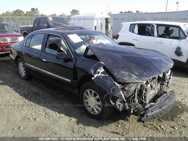 1LNHM97V61Y690039 - 2001 LINCOLN CONTINENTAL  Schwarz Foto 1