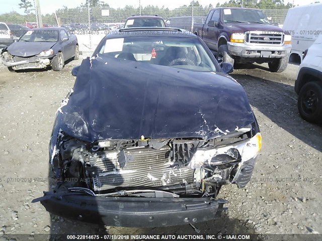1LNHM97V61Y690039 - 2001 LINCOLN CONTINENTAL  Schwarz Foto 6
