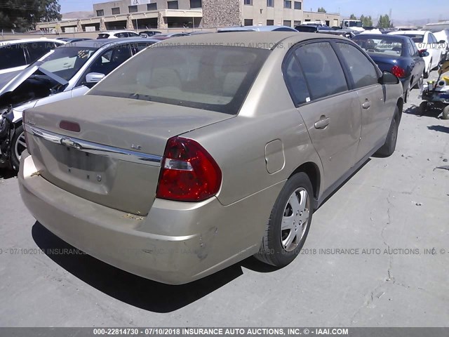 1G1ZS58F17F236308 - 2007 CHEVROLET MALIBU LS ოქროსფერი ფოტო 4