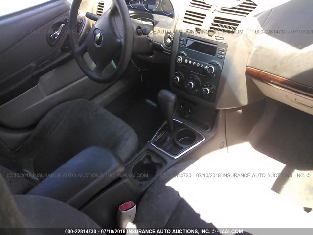 1G1ZS58F17F236308 - 2007 CHEVROLET MALIBU LS ოქროსფერი ფოტო 5