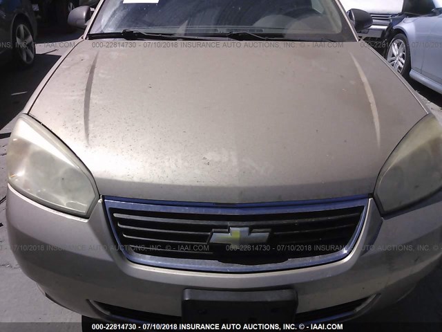 1G1ZS58F17F236308 - 2007 CHEVROLET MALIBU LS ოქროსფერი ფოტო 6