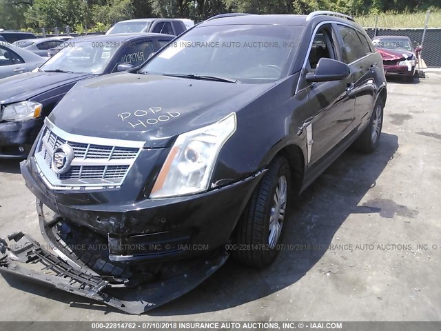 3GYFNAEY2AS506773 - 2010 CADILLAC SRX LUXURY COLLECTION BLACK photo 2