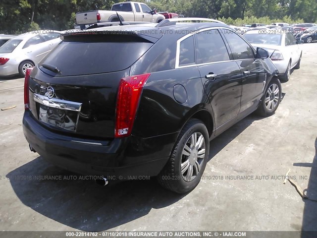 3GYFNAEY2AS506773 - 2010 CADILLAC SRX LUXURY COLLECTION BLACK photo 4