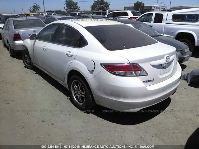 1YVHP81H595M50092 - 2009 MAZDA 6 I WHITE photo 3