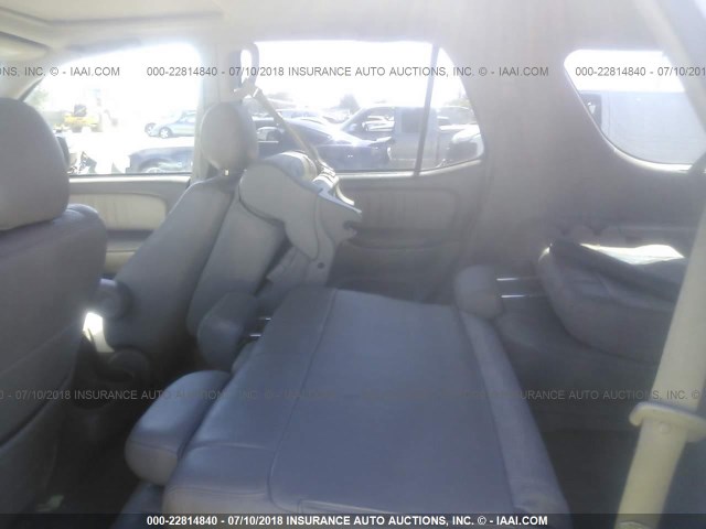 5TDZT38A45S251086 - 2005 TOYOTA SEQUOIA LIMITED GOLD photo 8