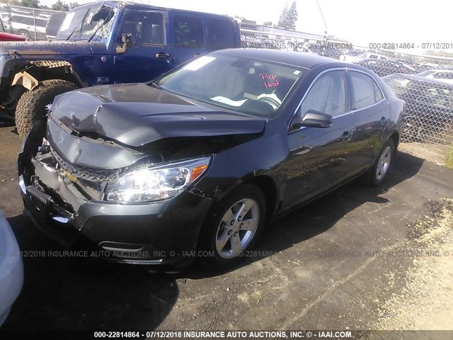 1G11C5SA0GU138972 - 2016 CHEVROLET MALIBU LIMITED LT GRAY photo 2