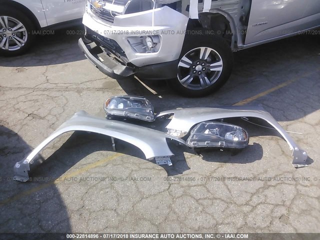 1GCGSCE38G1304176 - 2016 CHEVROLET COLORADO LT SILVER photo 6