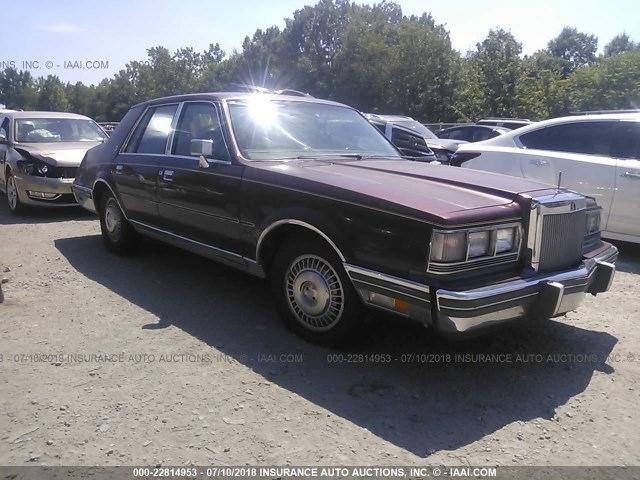 1MRBP98F4CY658389 - 1982 LINCOLN CONTINENTAL  MAROON photo 1