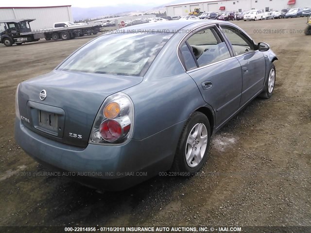 1N4AL11D52C101027 - 2002 NISSAN ALTIMA S/SL BLUE photo 4