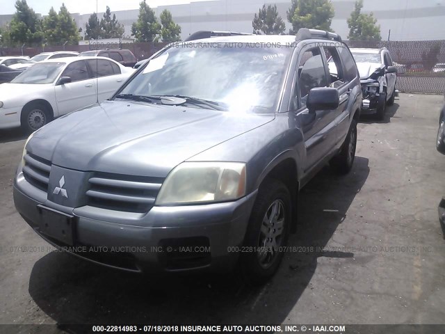 4A4MM21SX4E020100 - 2004 MITSUBISHI ENDEAVOR LS GRAY photo 2