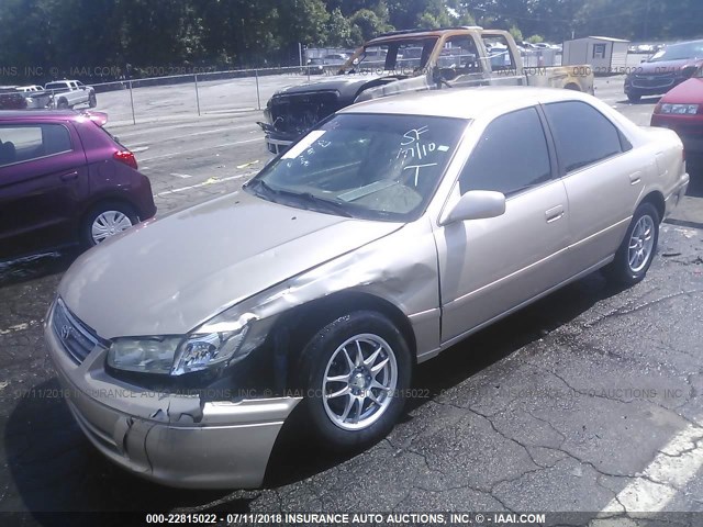 JT2BG22K910595259 - 2001 TOYOTA CAMRY CE/LE/XLE ოქროსფერი ფოტო 2