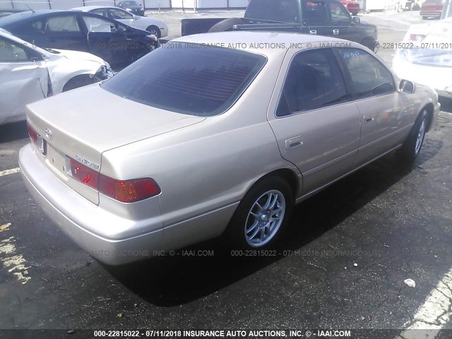 JT2BG22K910595259 - 2001 TOYOTA CAMRY CE/LE/XLE GOLD photo 4