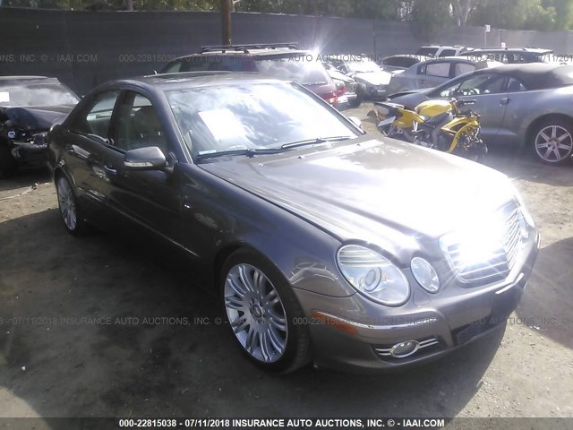 WDBUF56X38B230521 - 2008 MERCEDES-BENZ E 350 GRAY photo 1