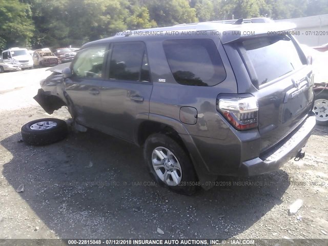 JTEBU5JR7E5167064 - 2014 TOYOTA 4RUNNER SR5/LIMITED/TRAIL GRAY photo 3