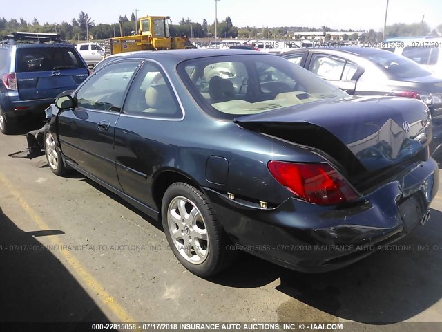 19UYA2255WL004686 - 1998 ACURA 3.0CL მუქი ლურჯი ფოტო 3