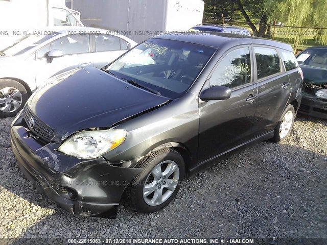 2T1LR32E25C359148 - 2005 TOYOTA COROLLA MATRIX XR BLACK photo 2