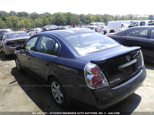 1N4AL11D56C187073 - 2006 NISSAN ALTIMA S/SL Dark Blue photo 3