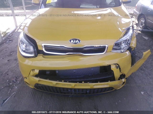 KNDJX3A50E7095797 - 2014 KIA SOUL ! YELLOW photo 6