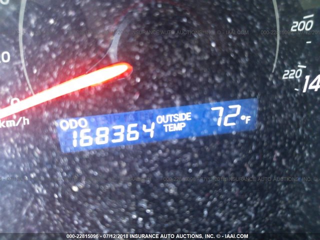 4T1BE46K48U258337 - 2008 TOYOTA CAMRY CE/LE/XLE/SE RED photo 7