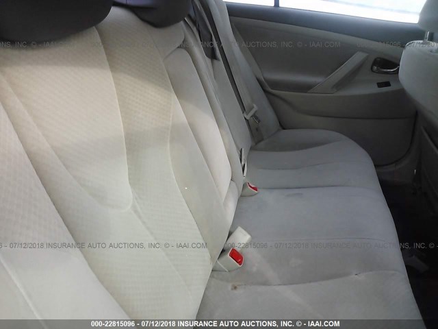 4T1BE46K48U258337 - 2008 TOYOTA CAMRY CE/LE/XLE/SE RED photo 8