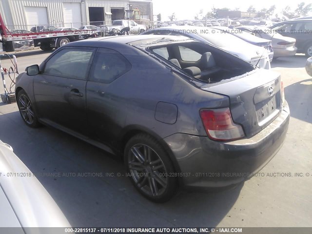 JTKJF5C74B3006287 - 2011 TOYOTA SCION TC GRAY photo 3