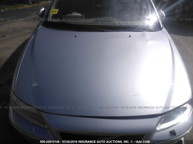 YV1RS612952475687 - 2005 VOLVO S60 SILVER photo 10