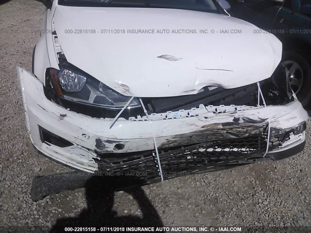 3VWH17AU3HM512402 - 2017 VOLKSWAGEN Golf Alltrack S/SE/SEL 白色 照片 6