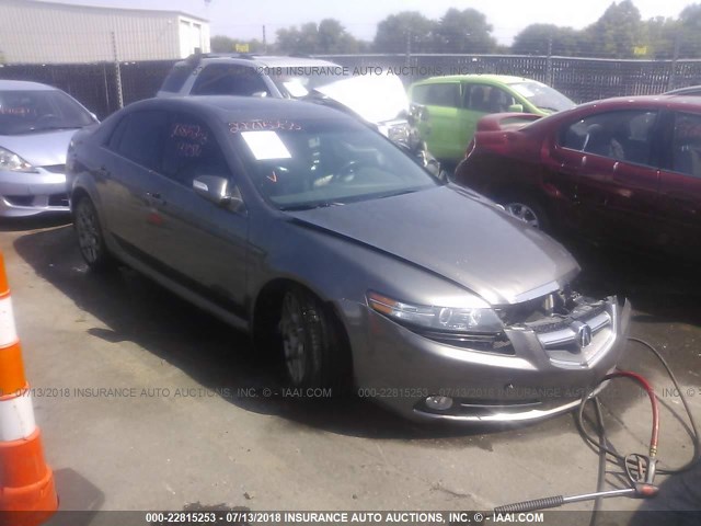 19UUA76577A008712 - 2007 ACURA TL TYPE S Dark Brown photo 1