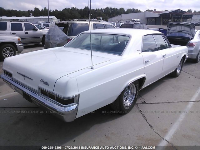 166396A117001 - 1966 CHEVROLET CAPRICE WHITE photo 4