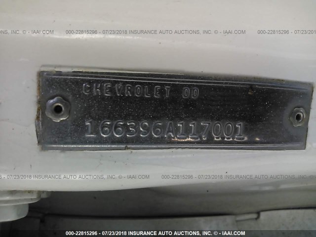 166396A117001 - 1966 CHEVROLET CAPRICE WHITE photo 9