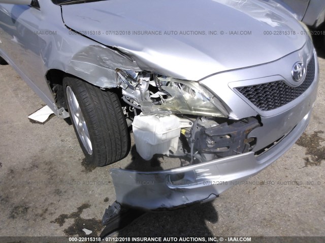 4T1BE46K87U637257 - 2007 TOYOTA CAMRY NEW GENERAT CE/LE/XLE/SE SILVER photo 6