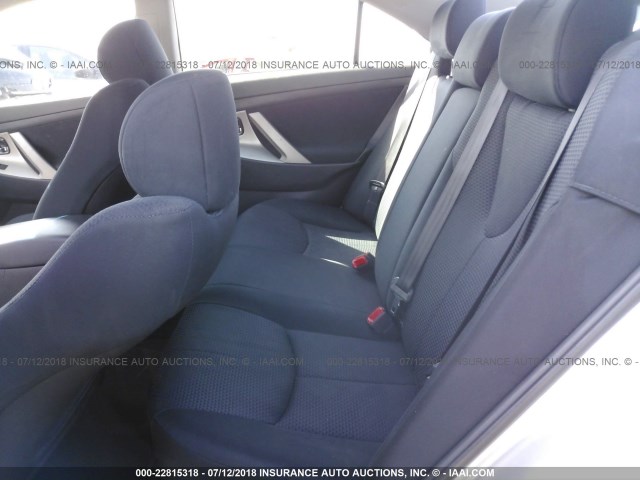 4T1BE46K87U637257 - 2007 TOYOTA CAMRY NEW GENERAT CE/LE/XLE/SE SILVER photo 8