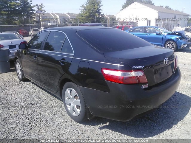 4T1BE46K37U081505 - 2007 TOYOTA CAMRY NEW GENERAT CE/LE/XLE/SE BLACK photo 3