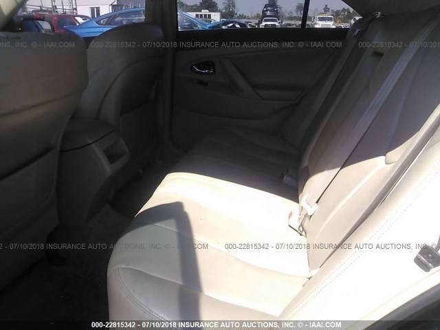 4T1BE46K37U081505 - 2007 TOYOTA CAMRY NEW GENERAT CE/LE/XLE/SE BLACK photo 8