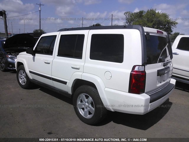 1J8HH48K97C604690 - 2007 JEEP COMMANDER 白色 照片 3