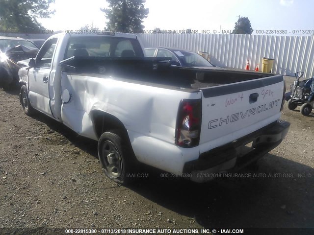 1GCEC14X63Z157493 - 2003 CHEVROLET SILVERADO C1500 WHITE photo 3