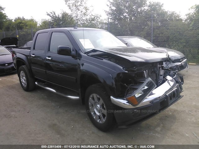 1GCHTDFE2C8143607 - 2012 CHEVROLET COLORADO LT BLACK photo 1