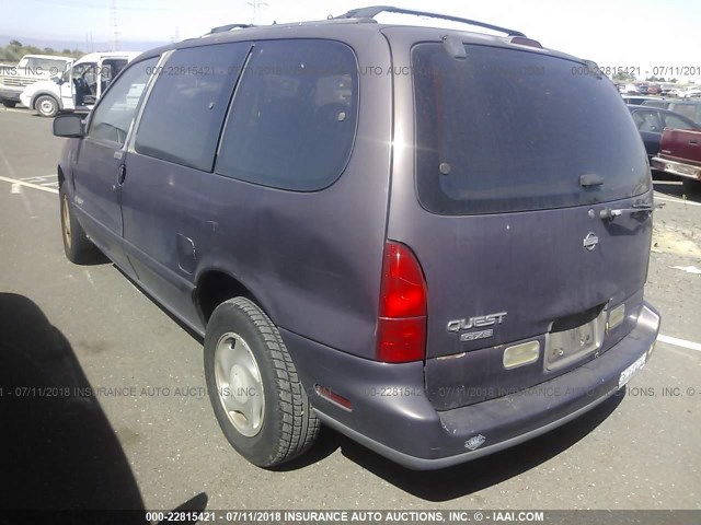 4N2DN11W9SD835311 - 1995 NISSAN QUEST XE/GXE GRAY photo 3