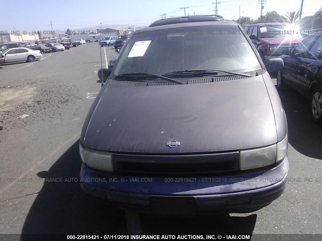 4N2DN11W9SD835311 - 1995 NISSAN QUEST XE/GXE GRAY photo 6