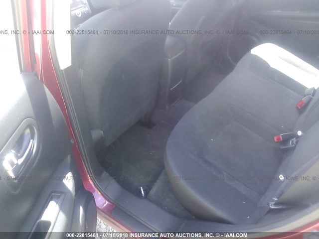 JN8AS5MT5AW000479 - 2010 NISSAN ROGUE S/SL/KROM RED photo 8