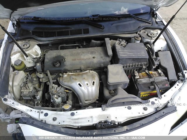 4T4BE46K79R081564 - 2009 TOYOTA CAMRY SE/LE/XLE WHITE photo 10