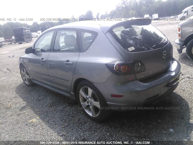 JM1BK343061463378 - 2006 MAZDA 3 HATCHBACK SILVER photo 3