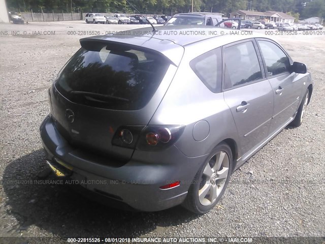 JM1BK343061463378 - 2006 MAZDA 3 HATCHBACK SILVER photo 4